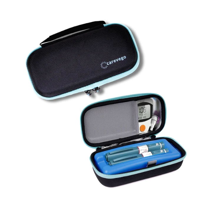CareVego Insulin Cooling Bag for Traveling: Keep Your Insulin Pen and Vials Safe and Cool On-the-Go [12h - 16h]